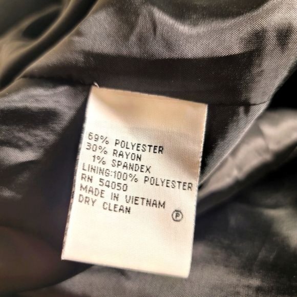 LE SUIT ESSENTIALS Gray Black Tweed Career Suit Jacket Blazer - Women's 12 - Picture 10 of 11